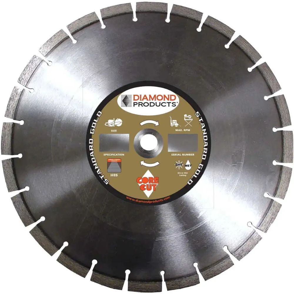 Core Cut Standard Gold Diamond Blade