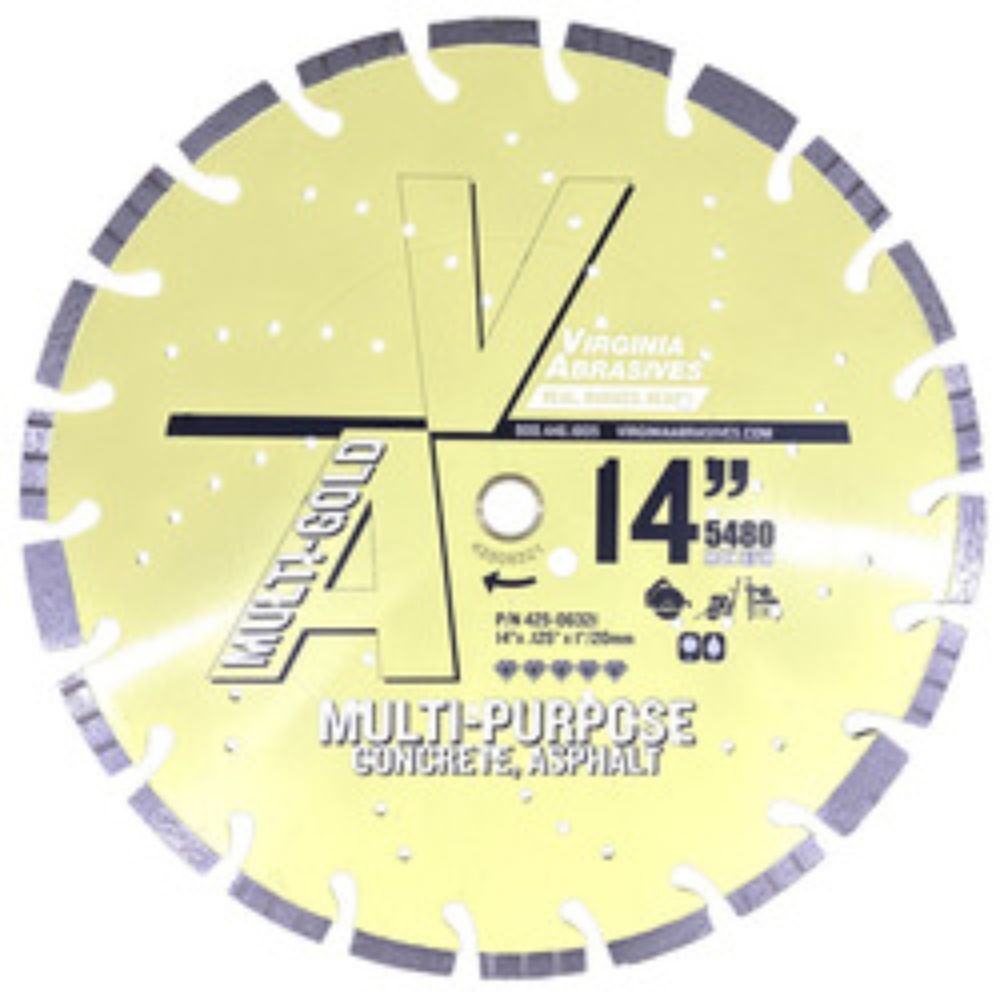 SAWS Multi Gold Multi Purpose Diamond Blade Virginia Abrasives