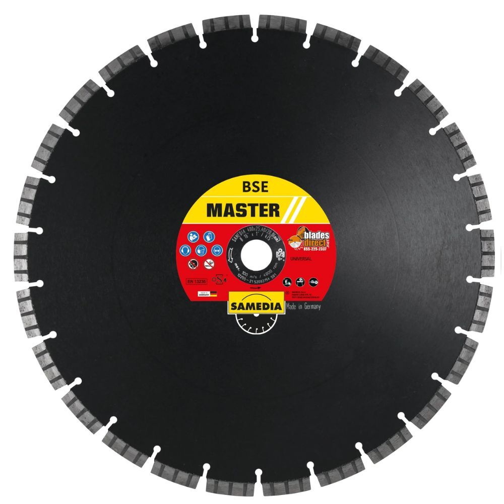 Samedia MASTER BSE Concrete Reinforced Concrete Brick Diamond Blade