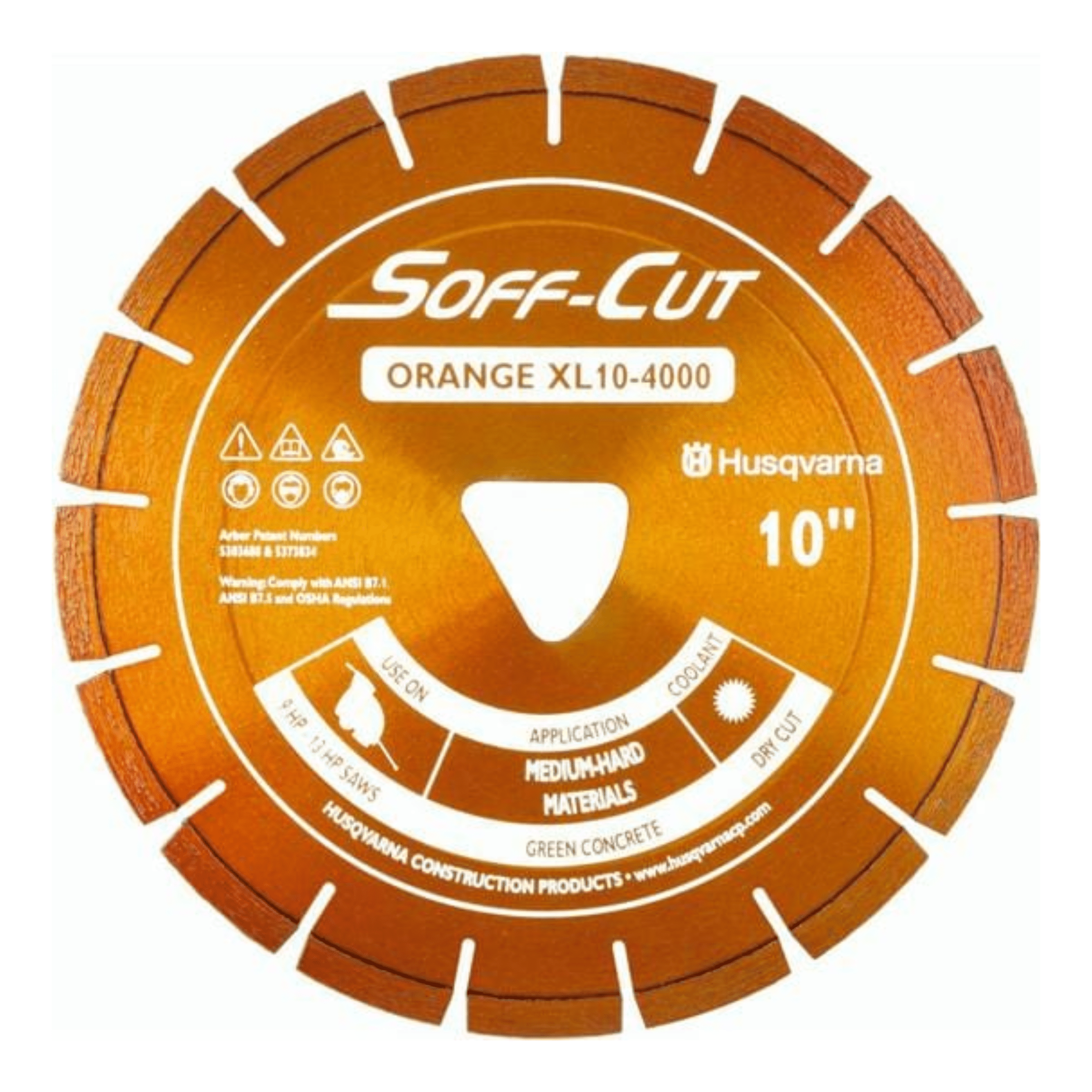 Soff Cut Orange Husqvarna Diamond Blade