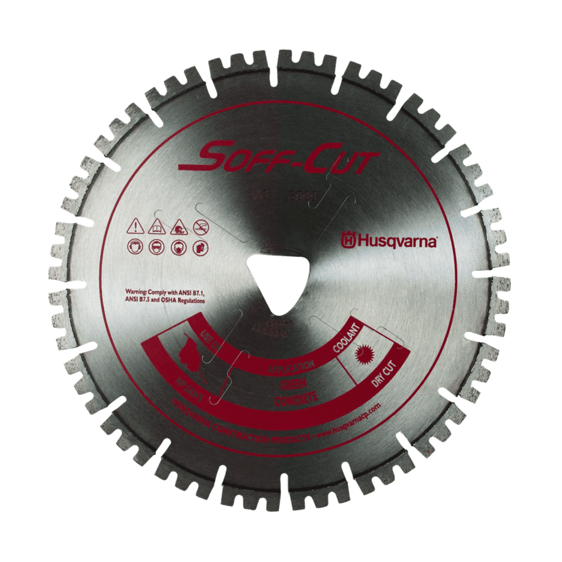Soff Cut Vari Cut Red Early Entry Husqvarna Diamond Blade
